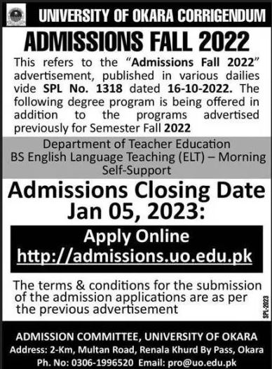 Admission Image