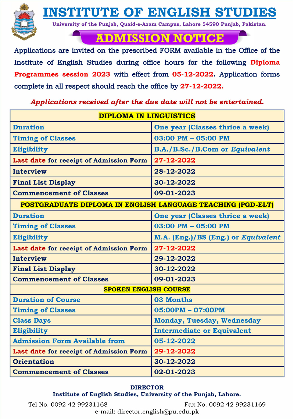 Admission Image