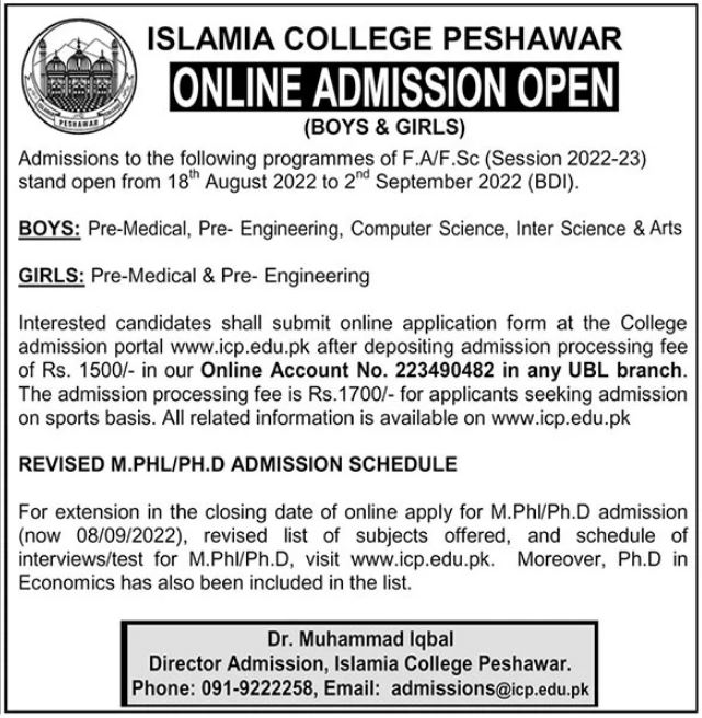 Admission Image