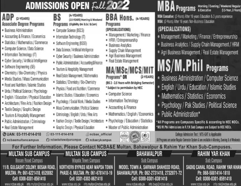Admission Image