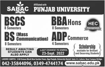 Admission Image