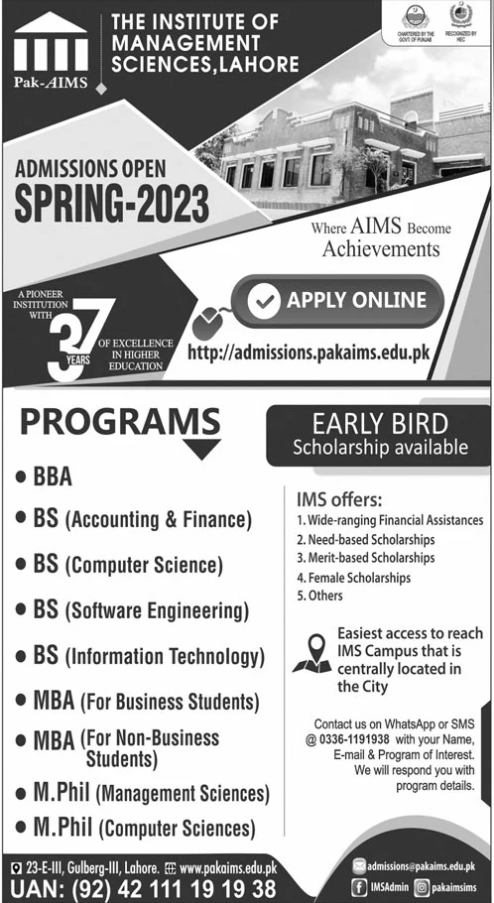 Admission Image