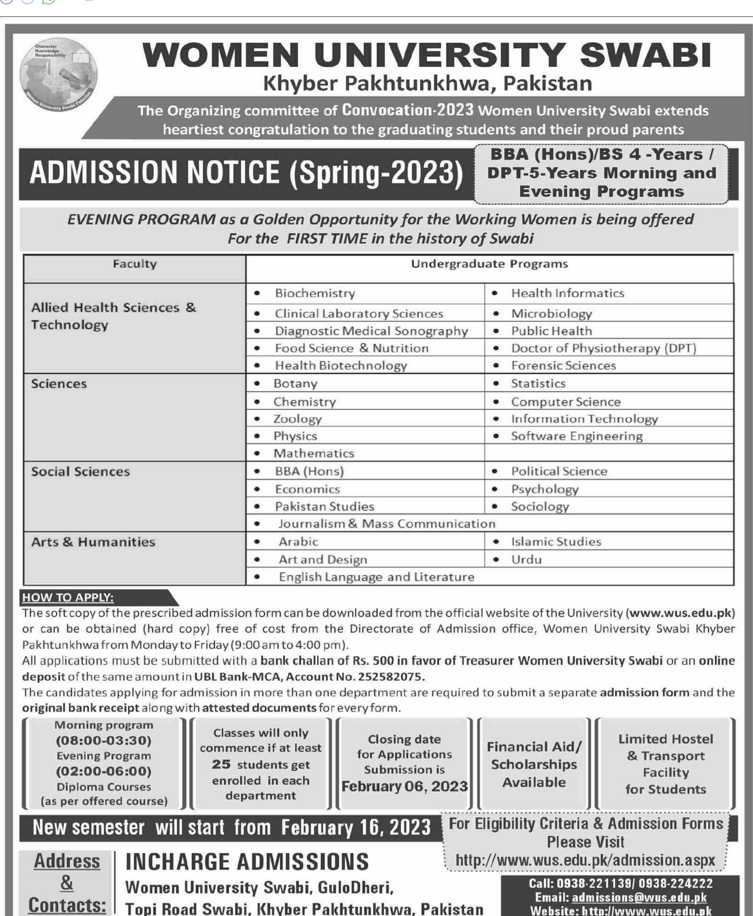Admission Image