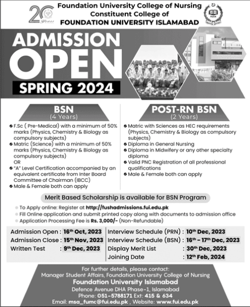 Admission Image