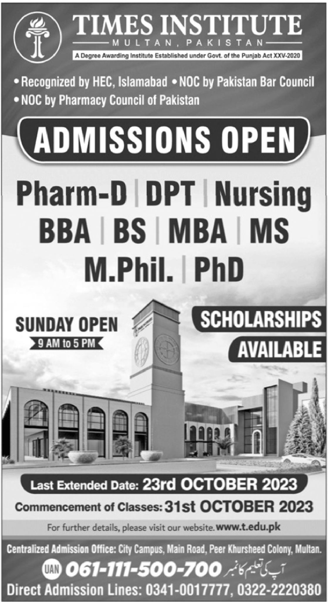 Admission Image