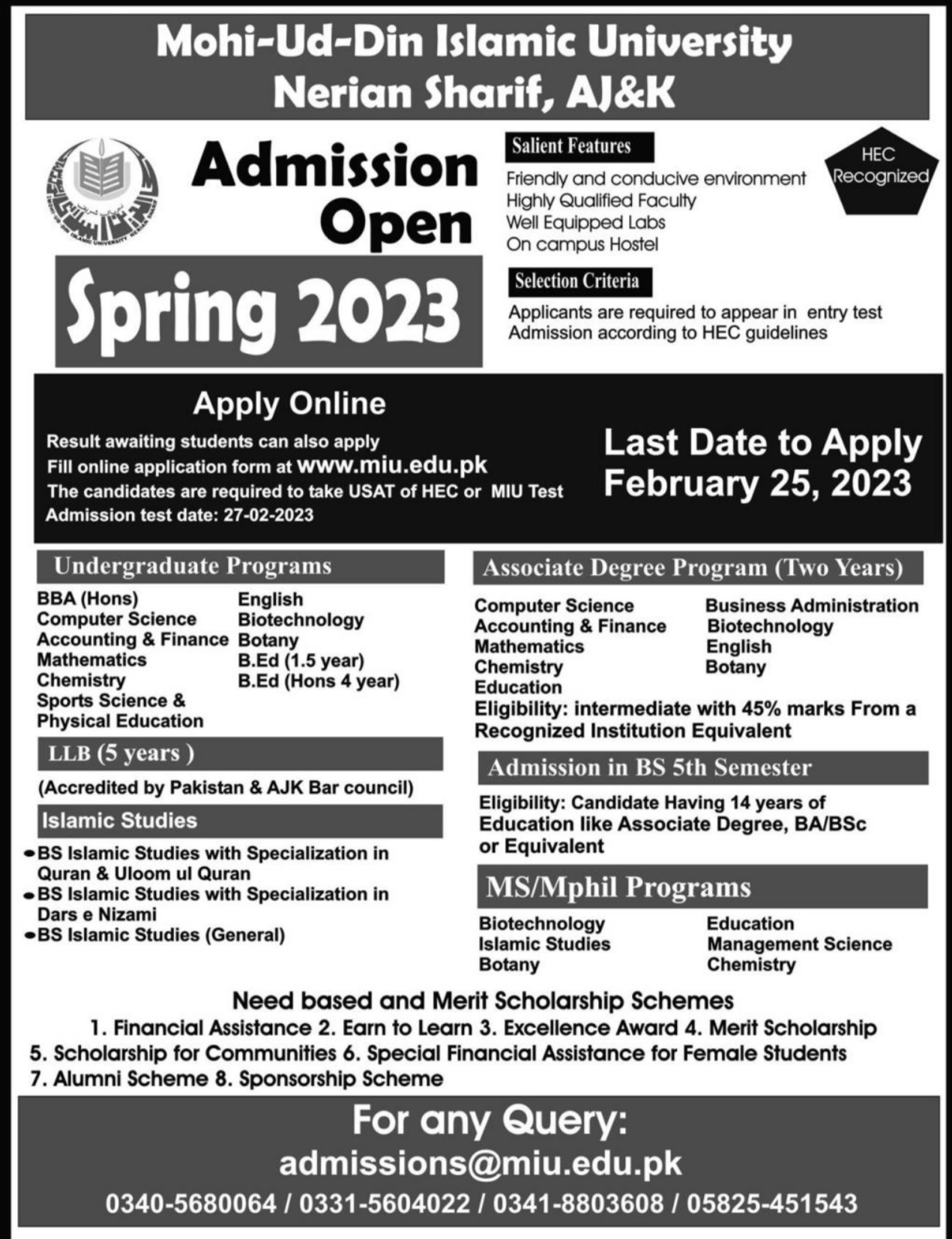 Admission Image