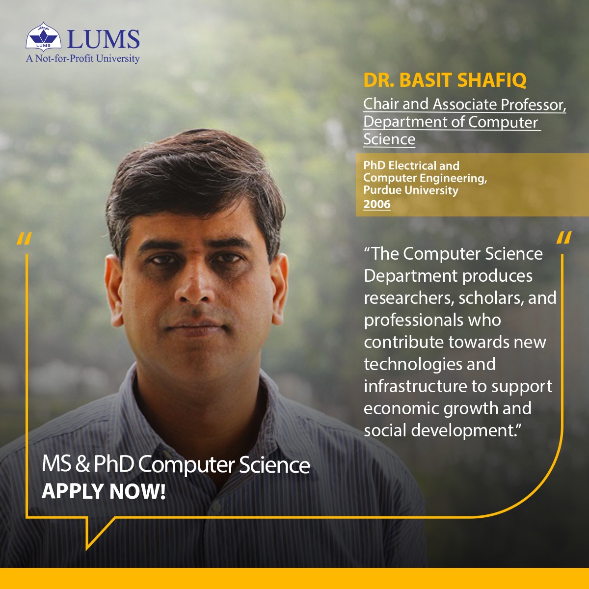 phd computer science lums