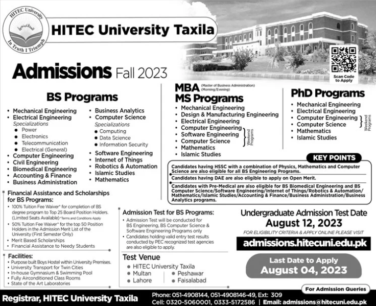 Admission Image