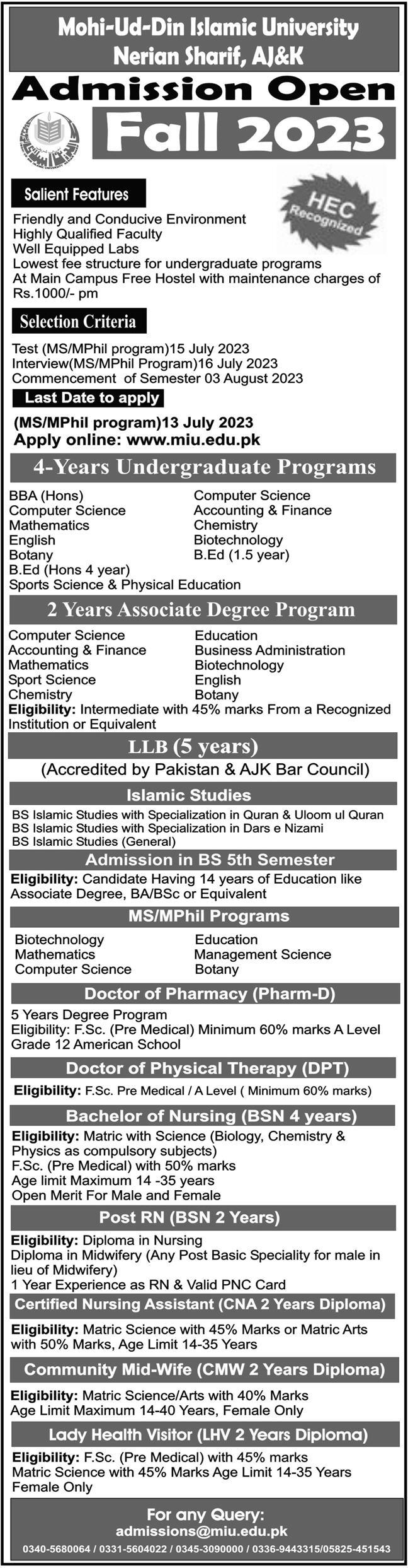 Admission Image