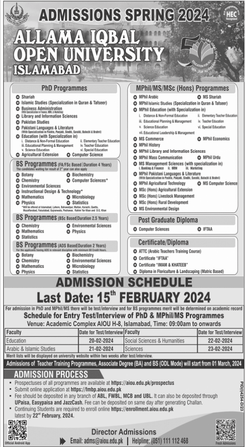 Admission Image