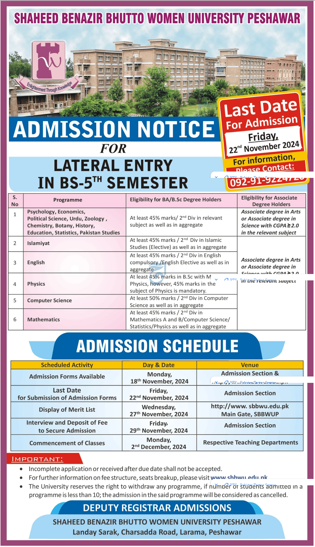 Admission Image