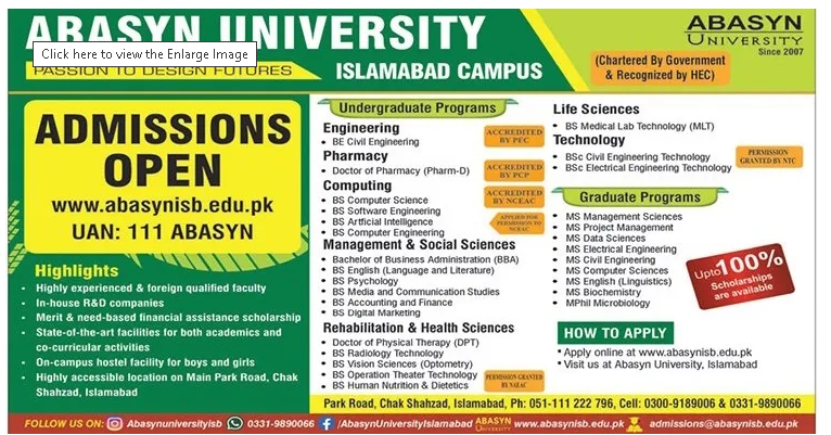 Admission Image