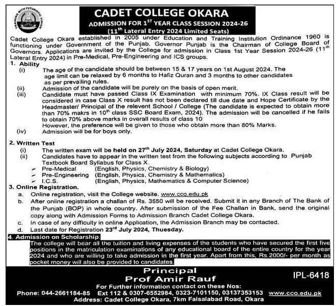 Admission Image
