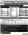 Admission notice for Bahauddin Zakariya University Bzu Multan