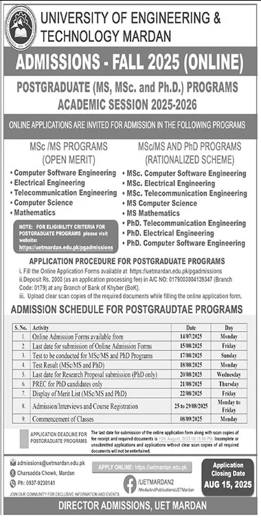 Admission Image