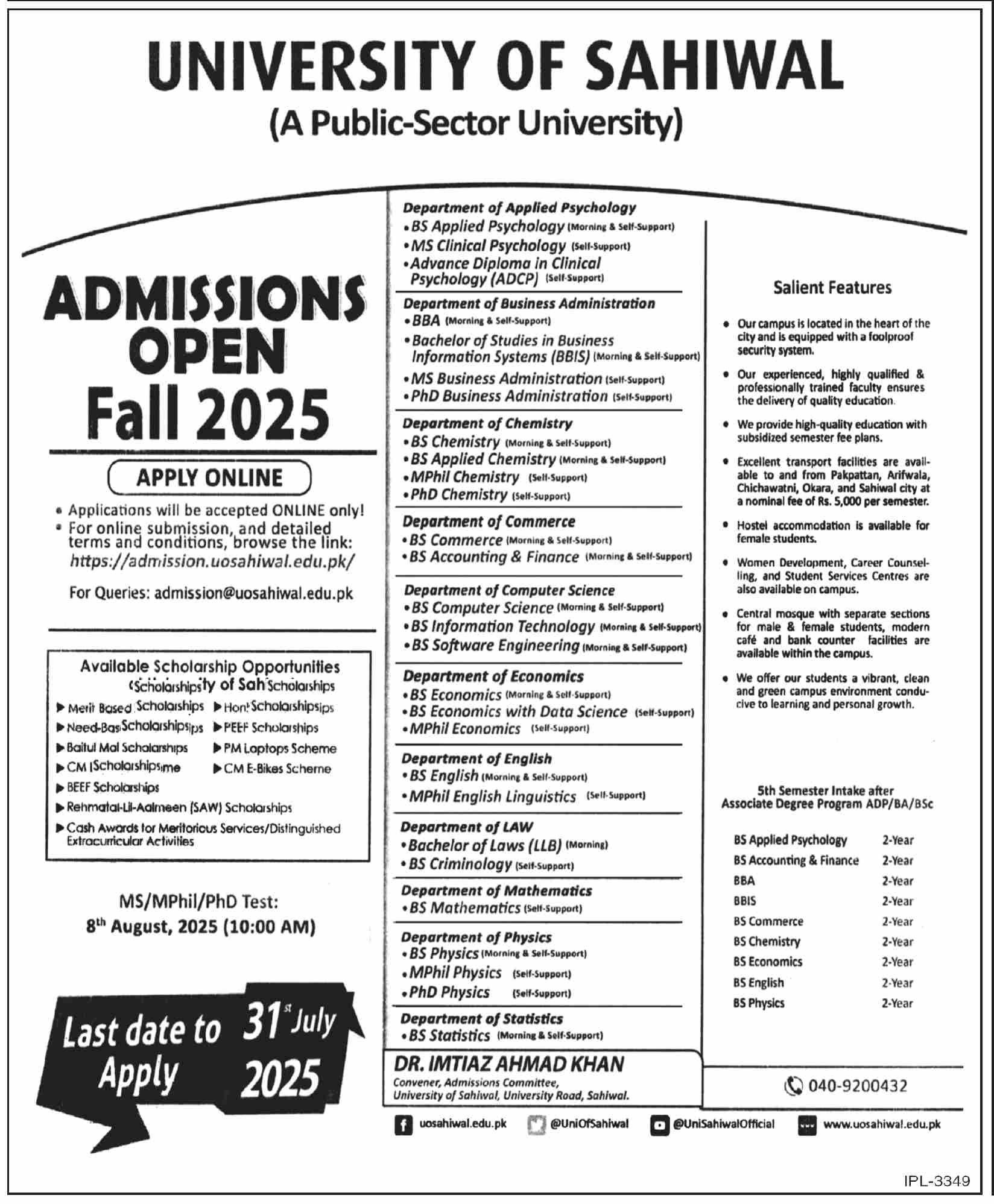 Admission Image