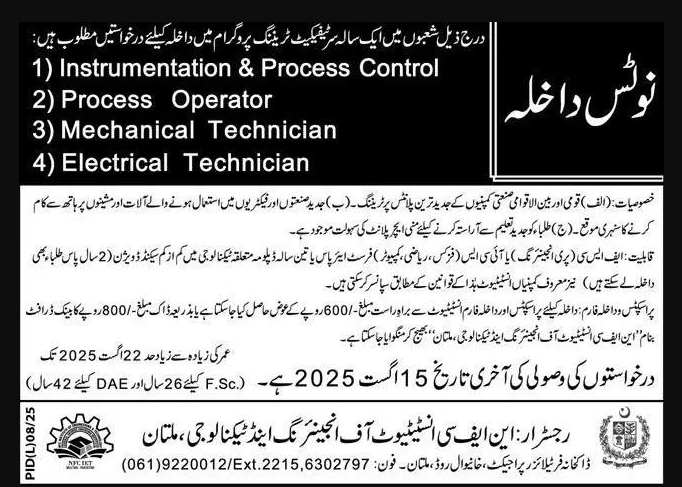 National Fertilizer Corporation Institute of Engineering and Technology ...