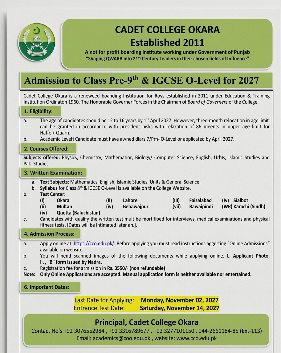 Admission Image