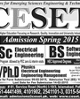 Admission notice for Centre for Emerging Sciences Engineering & Technology (CESET) Islamabad