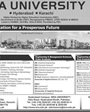 Admission notice for Isra University Hyderabad
