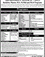 Admission notice for University Of Science and Technology Bannu (Ust Bannu)
