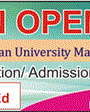 Admission notice for National College of Physical Education Mardan