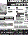 Admission notice for Grafton College of Management Sciences Islamabad