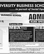 Admission notice for University Of Karachi