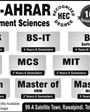 Admission notice for Raees ul Ahrar College of Commerce Rawalpindi (RAC)