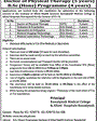Admission notice for Rawalpindi Medical College, Rawalpindi