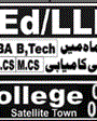 Admission notice for The Brains College of Education, Rawalpindi
