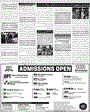 Admission notice for Comwave Institute of Sciences and Information Technology, Islamabad