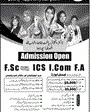 Admission notice for NISA Girls College Lahore
