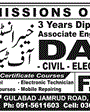 Admission notice for Khyber Institute Of Management And Technology Peshawar