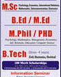 Admission notice for Preston University Kohat