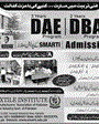 Admission notice for SMA Rizvi Textile Institute, Karachi
