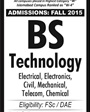 Admission notice for Preston University Islamabad