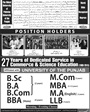 Admission notice for Jinnah Institute Informatics Commerce & Sciences Rawalpindi
