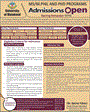 Admission notice for University Of Malakand