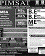 Admission notice for PIMSAT Institute of Higher Education, Lahore