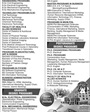 Admission notice for Imperial College of Technology Lahore