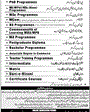 Admission notice for Allama Iqbal Open University Multan