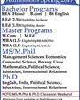 Admission notice for Qurtaba University Of Science & Information Technology, D.I. Khan