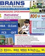 Admission notice for Brains Institute Peshawar