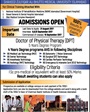 Admission notice for Bashir Medical Institute Islamabad