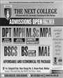Admission notice for The Next College Multan