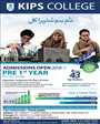 Admission notice for KIPS Academy Satiana Road Campus Faisalabad