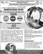 Admission notice for Iba Community College Naushahro Feroze