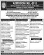 Admission notice for National University of Modern Languages Multan