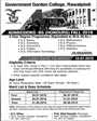 Admission notice for Govt Gordon College Rawalpindi